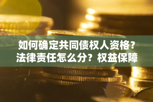 北京如何确定共同债权人资格？法律责任怎么分？权益保障技巧揭秘！
