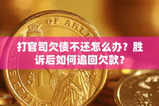 北京打官司欠债不还怎么办？胜诉后如何追回欠款？
