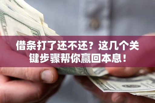 北京借条打了还不还？这几个关键步骤帮你赢回本息！
