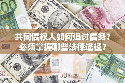 北京共同债权人如何追讨债务？必须掌握哪些法律途径？