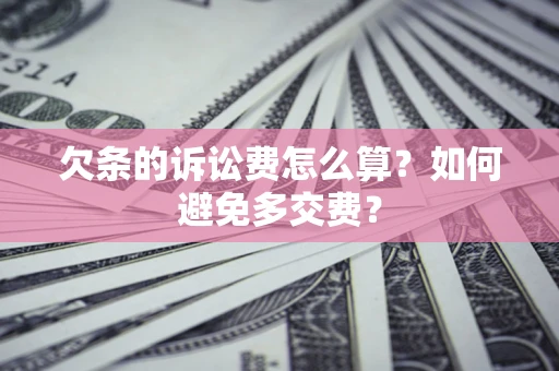 北京欠条的诉讼费怎么算？如何避免多交费？