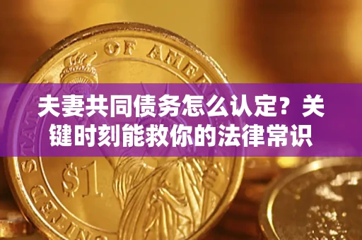 北京夫妻共同债务怎么认定？关键时刻能救你的法律常识