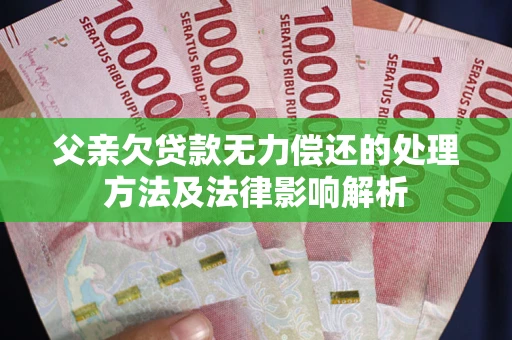 北京父亲欠贷款无力偿还的处理方法及法律影响解析