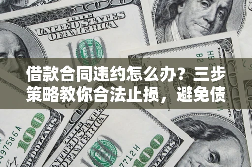 北京借款合同违约怎么办？三步策略教你合法止损，避免债务危机升级
