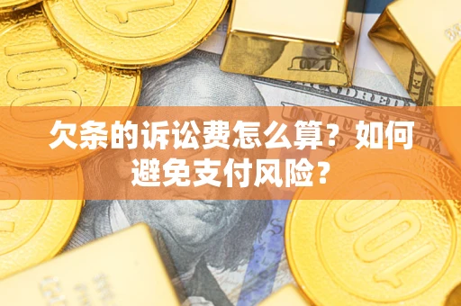 北京欠条的诉讼费怎么算？如何避免支付风险？