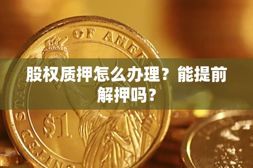 北京股权质押怎么办理？能提前解押吗？